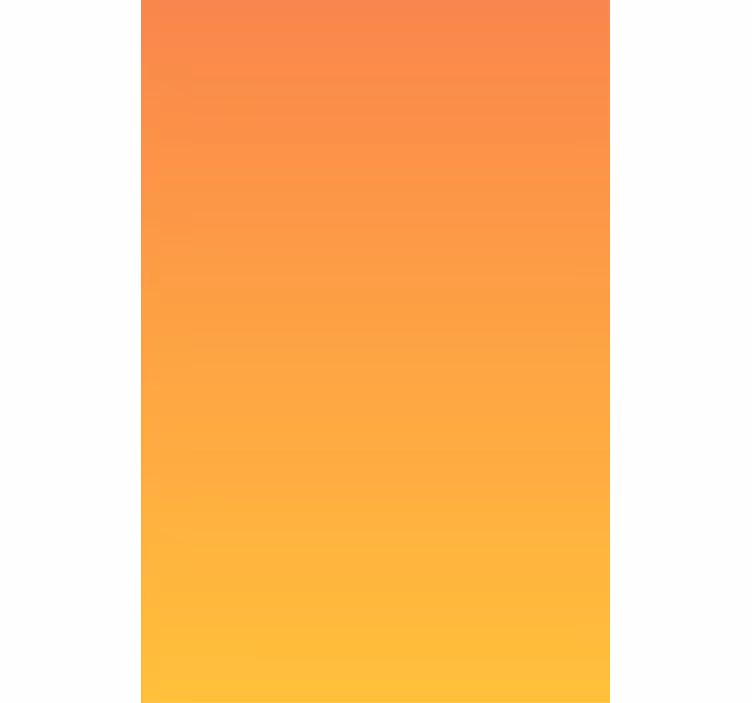 Gradient Orange Shades blackout roller blind - TenStickers