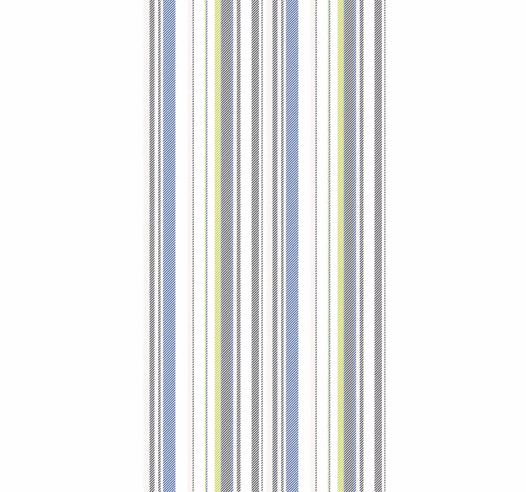 Striped nature pattern modern blind - TenStickers
