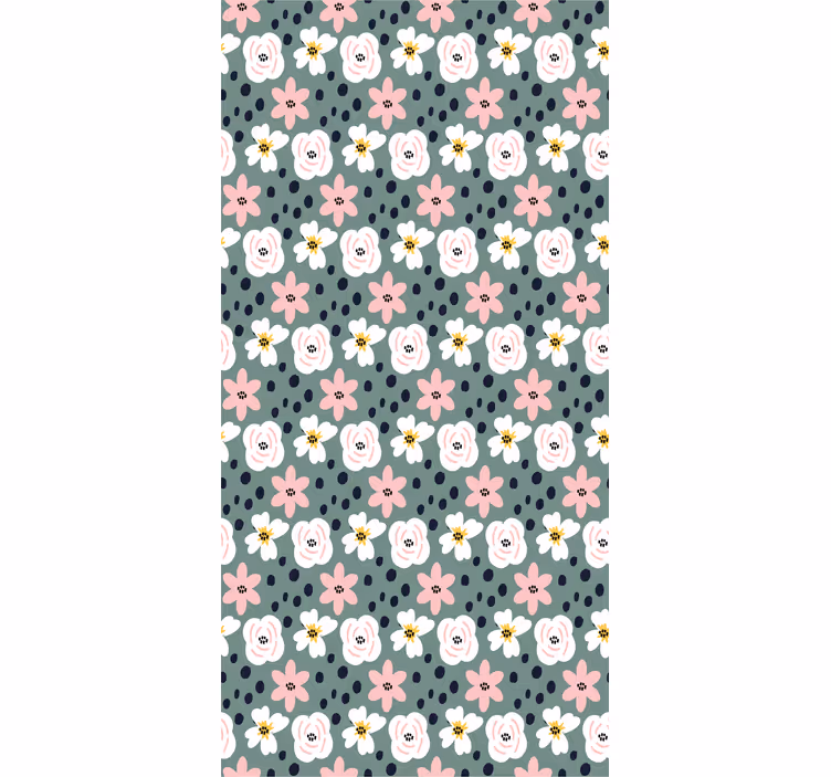Blooming Floral Design blind flowers and plants - TenStickers