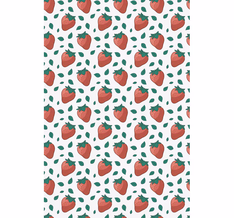 Fresh Strawberry Pattern blind fruit and vegetables - TenStickers