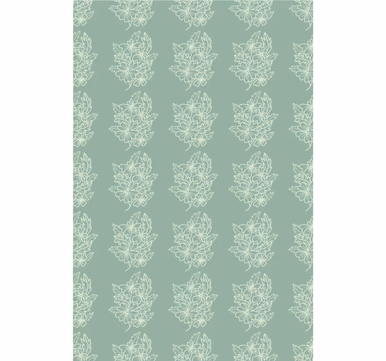 Blind flowers and plants floral leaf design - TenStickers