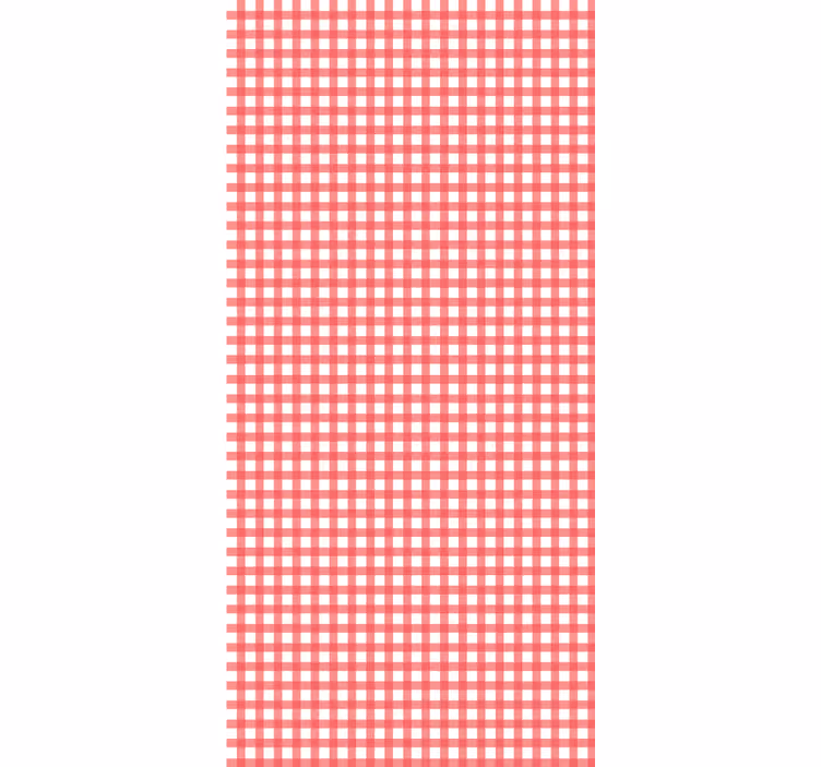 Pattern roller blind checkered design - TenStickers