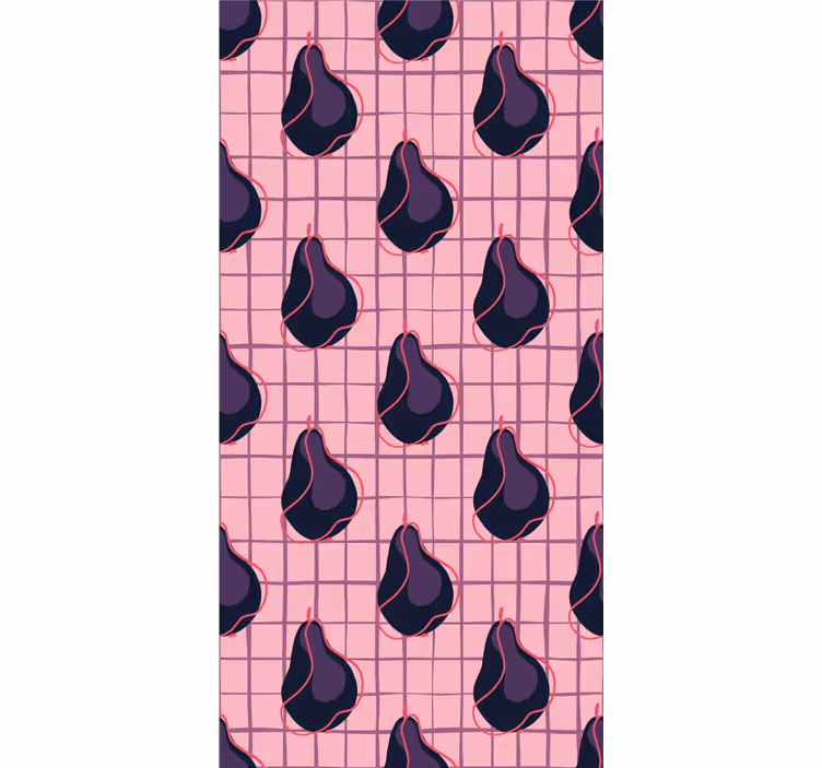 Stylized Pear Patterns blind fruit and vegetables - TenStickers