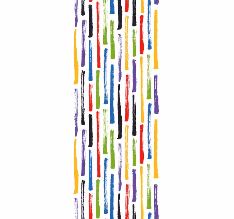 Colorful brush strokes blind - TenStickers