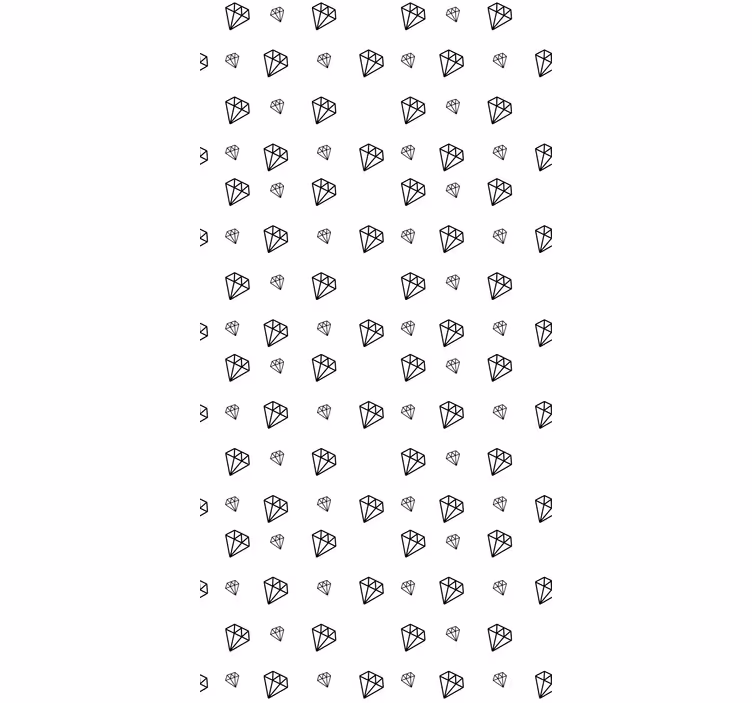Black and white diamonds blind original - TenStickers