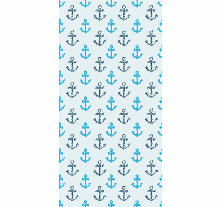 Anchors Pattern Design blind geek - TenStickers