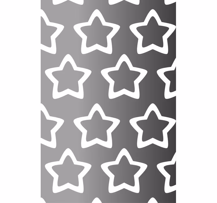 Grey star pattern modern blind - TenStickers