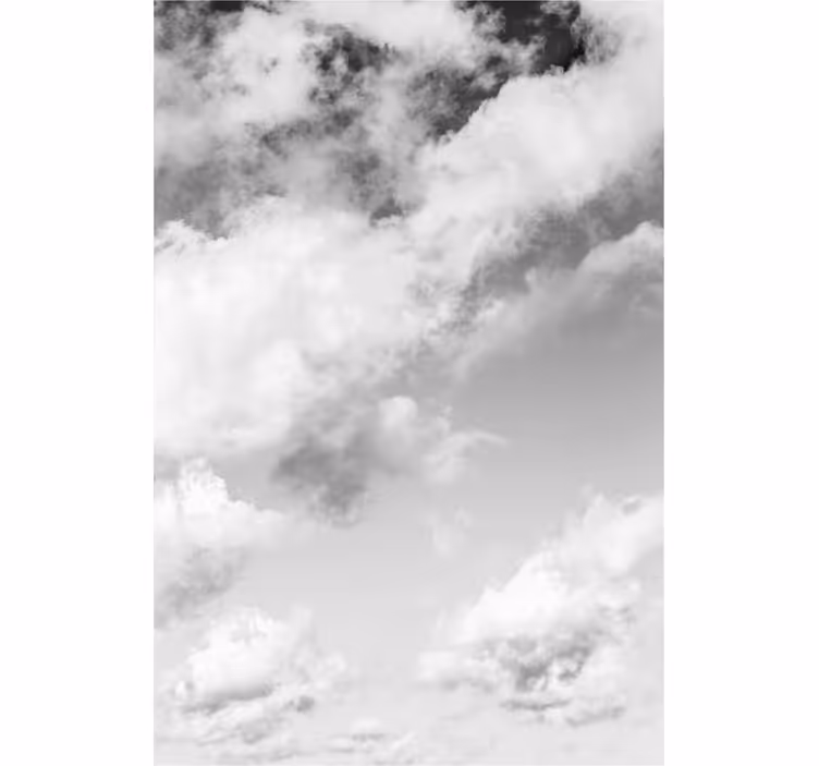 Cloudy Sky View cloud roller blind - TenStickers