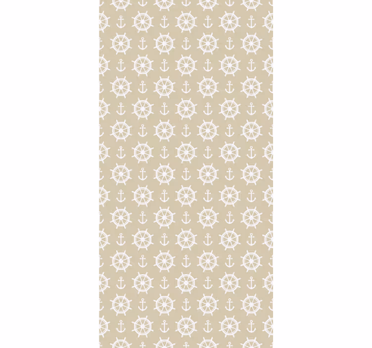 Nautical wheel pattern blind original - TenStickers