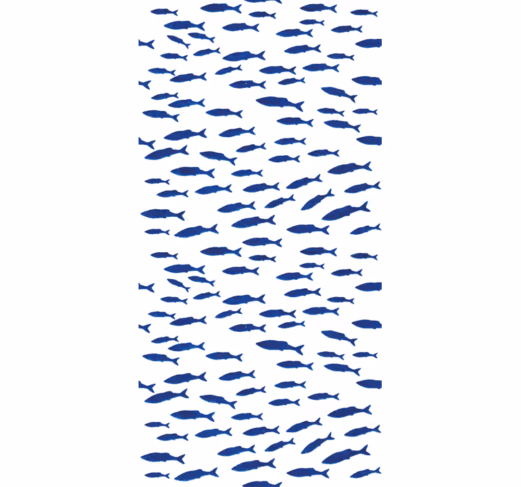 Swarming Fish Pattern animals blind - TenStickers