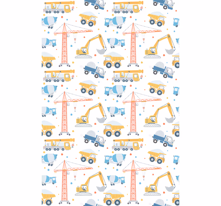 Construction vehicles fun blind children - TenStickers
