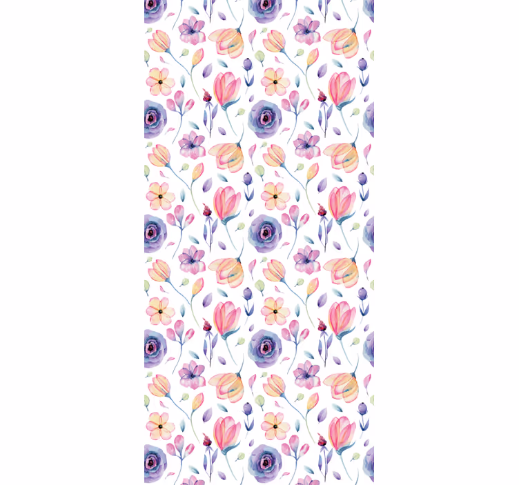 Floral Bouquet Design blind flowers and plants - TenStickers