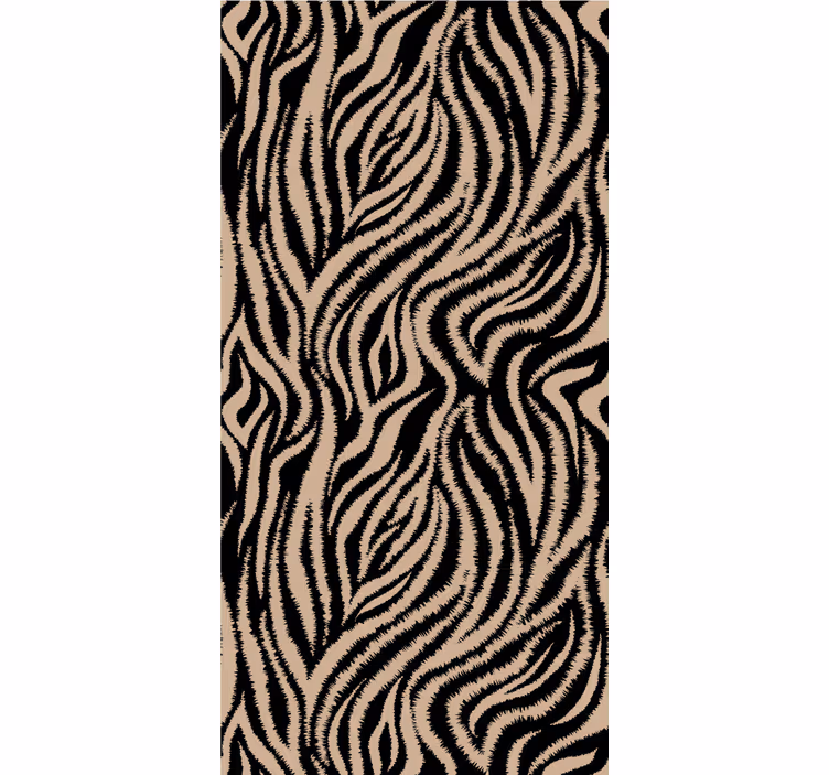 Pattern roller blind zebra stripes design - TenStickers