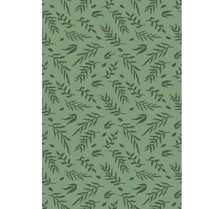 Leaf pattern detail blind flowers and plants - TenStickers
