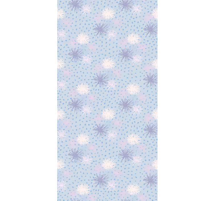 Floral Burst Pattern blind flowers and plants - TenStickers