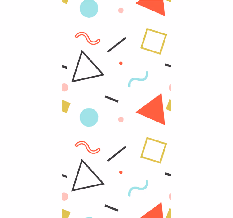 Minimalist geometric shapes modern blind - TenStickers