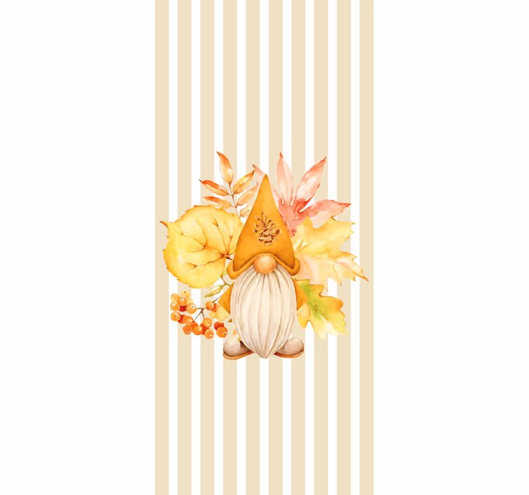 Autumn Gnome Display blind - TenStickers