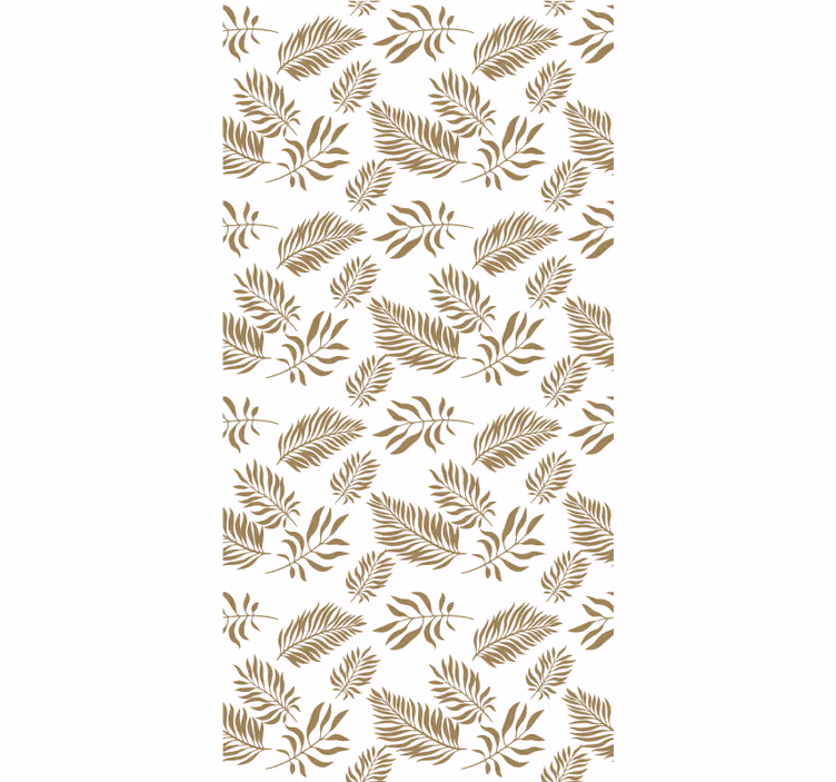 Graceful leaf motif blind flowers and plants - TenStickers