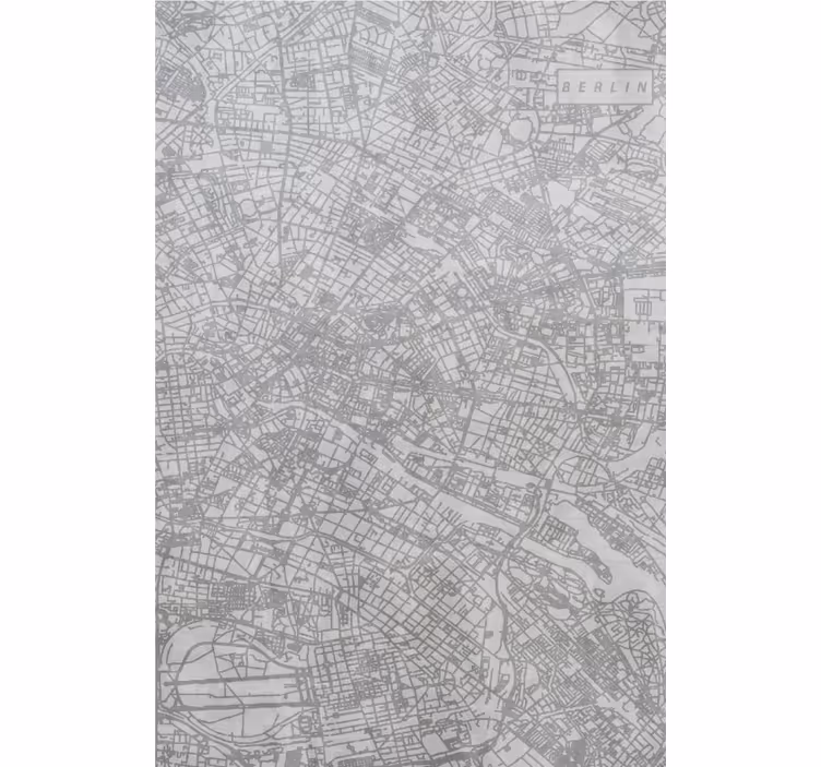 City map outline blind original - TenStickers