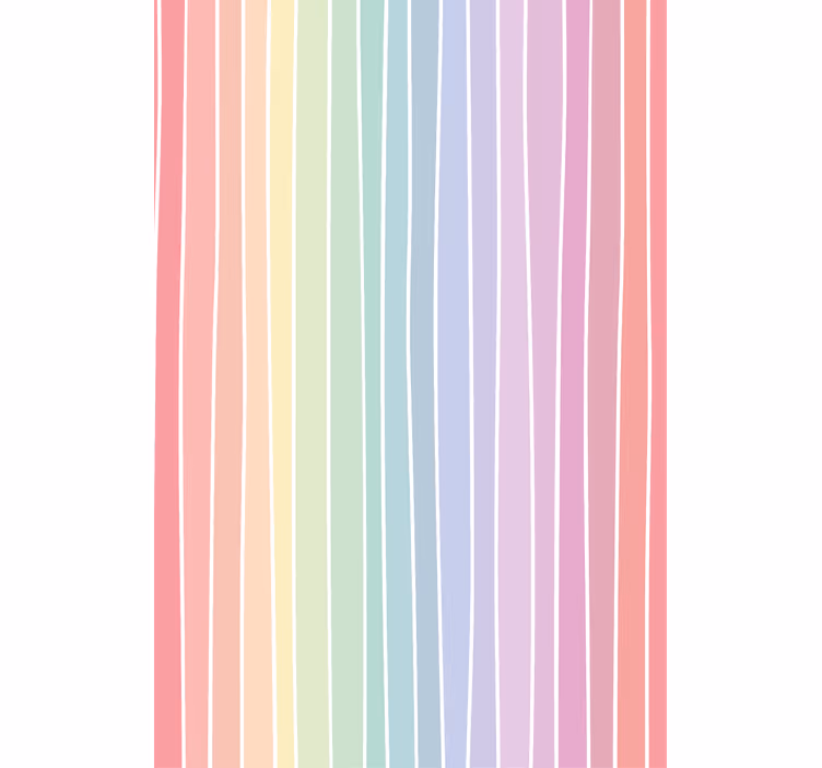 Soft pastel stripes pattern roller blind - TenStickers