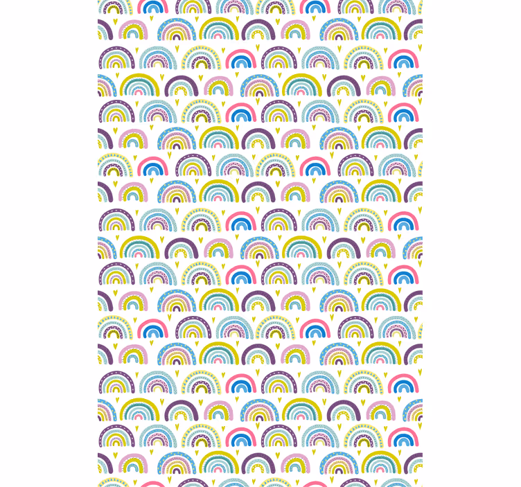 COLORFUL RAINBOWS PATTERN fun blind - TenStickers