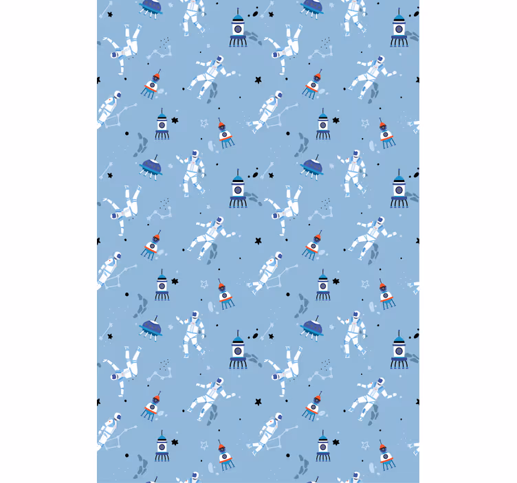 Astronauts and Rockets blind geek - TenStickers