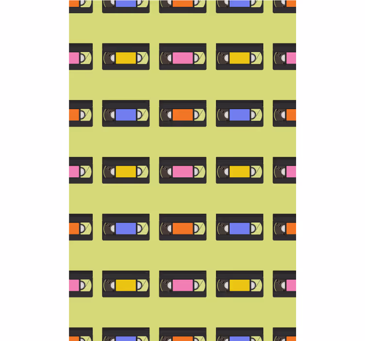 Retro Video Tapes blind geek - TenStickers
