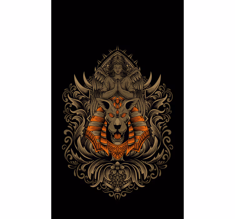 Blind original lion head design - TenStickers