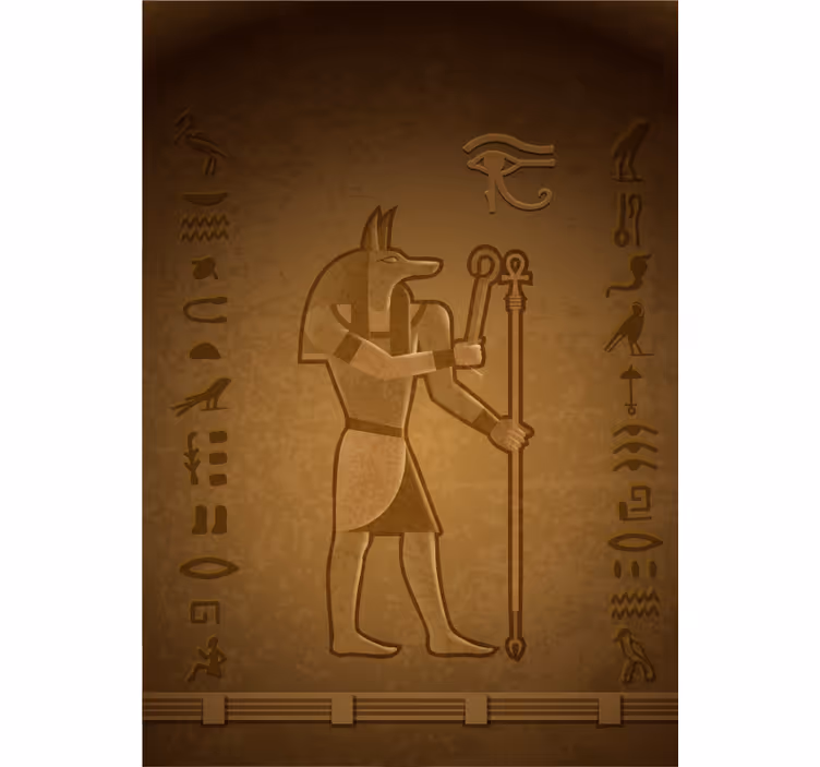 Egyptian God Seth blind original - TenStickers