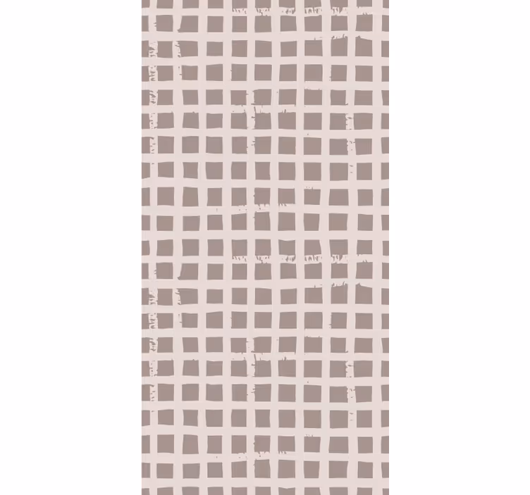 Pattern roller blind with grid design - TenStickers