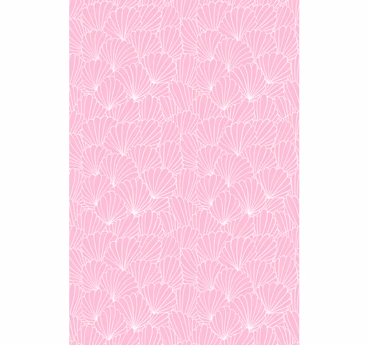 Pink shell pattern animals blind - TenStickers