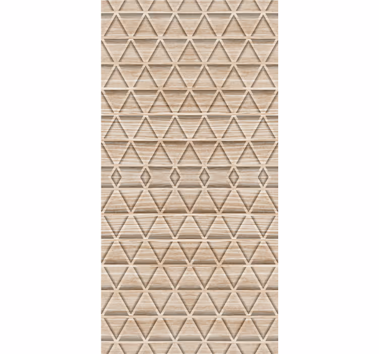 Pattern roller blind geometric natural design - TenStickers