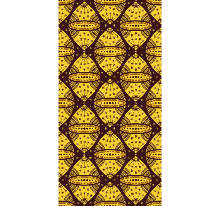 Geometric pattern fusion pattern roller blind - TenStickers