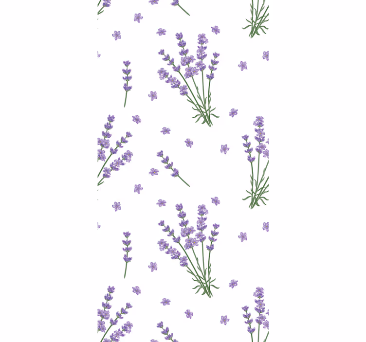 Blind flowers and plants lavender floral design - TenStickers