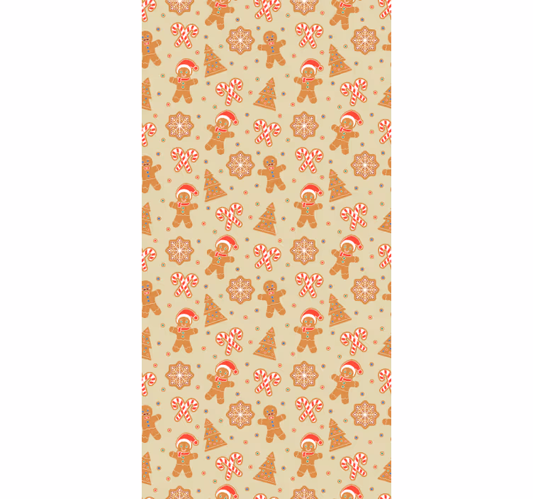 Gingerbread holiday cheer blind original - TenStickers
