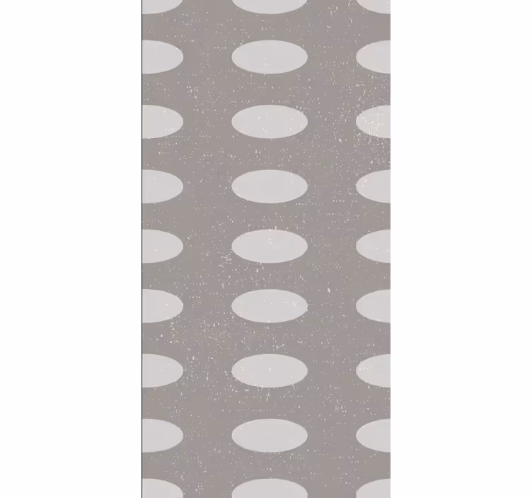 Pattern roller blind with oval pattern design - TenStickers