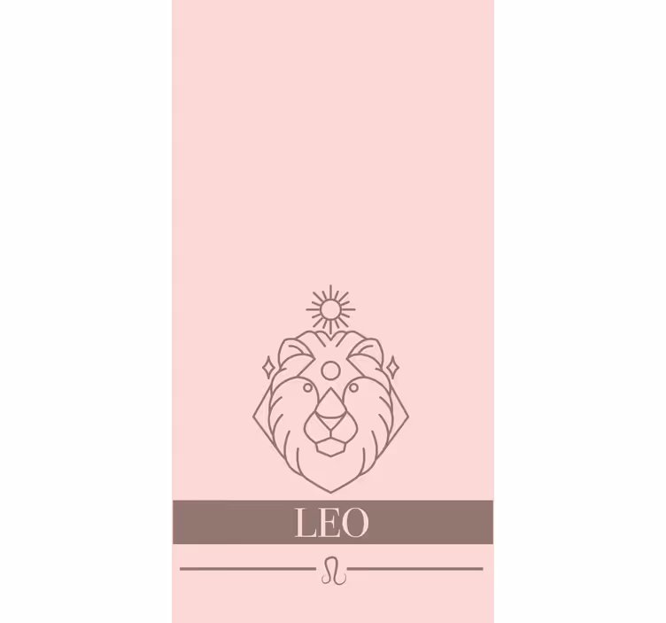 Lion Zodiac Symbol blind original - TenStickers