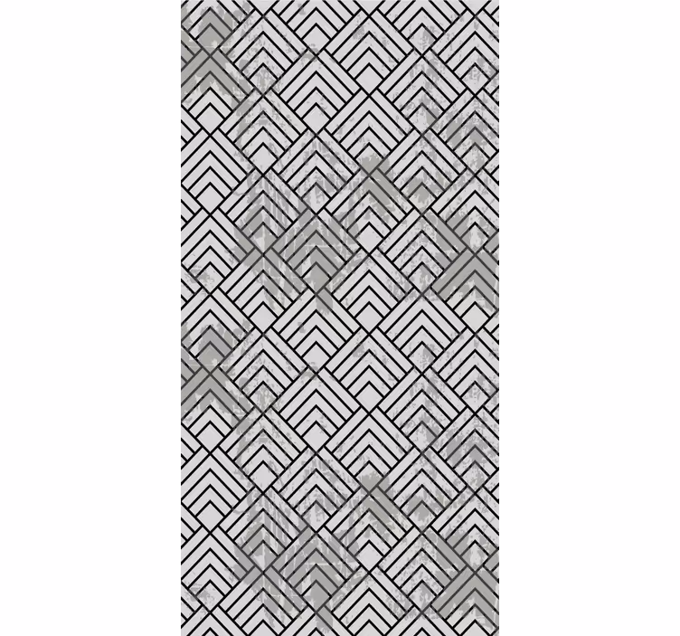 Geometric Arrangement Style modern blind - TenStickers