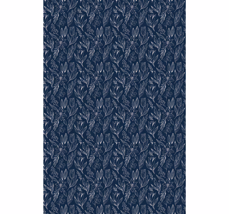 Floral Motif Elegance blind flowers and plants - TenStickers