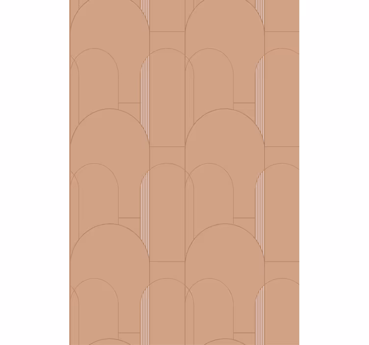 Geometric Curves Design modern blind - TenStickers