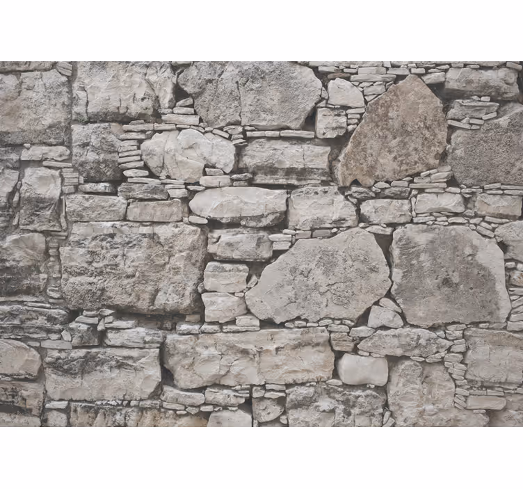 Stone wall effect pattern roller blind - TenStickers