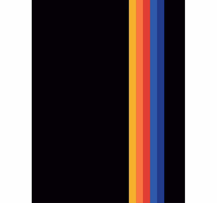 Vintage gaming stripes vintage roller blind - TenStickers