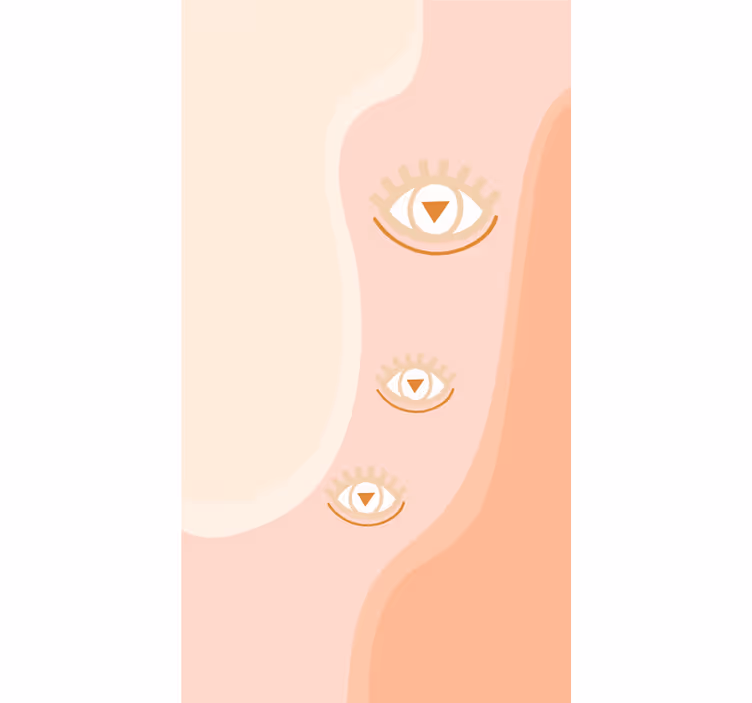 Eyes in Soft Waves blind original - TenStickers
