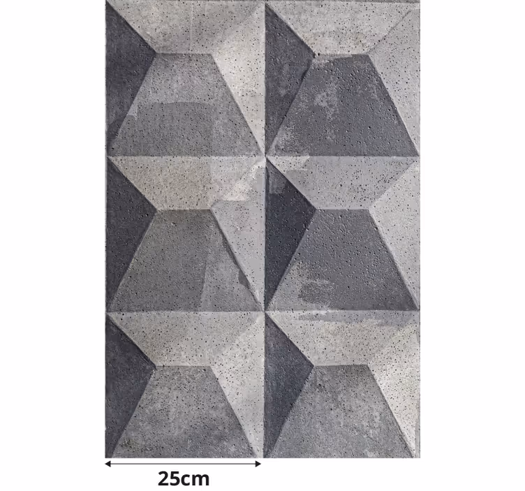 "Béton brut" texture and pattern blind - TenStickers