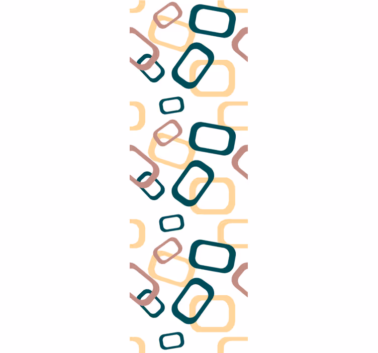 Abstract irregular forms Nordic blind - TenStickers