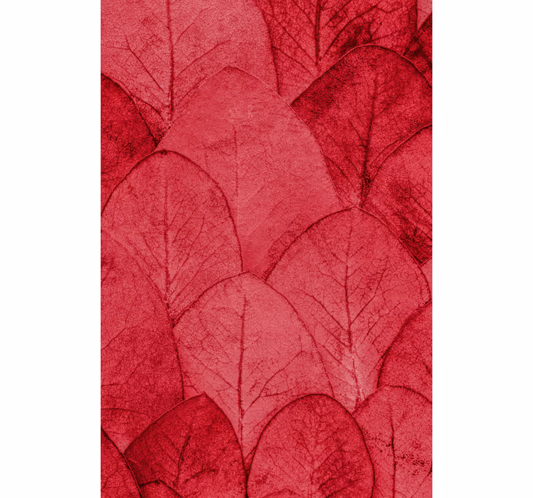 Magenta Leaves = Purple Leaves Living room blind - TenStickers