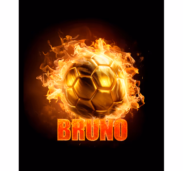 Golden fire ball football blind - TenStickers