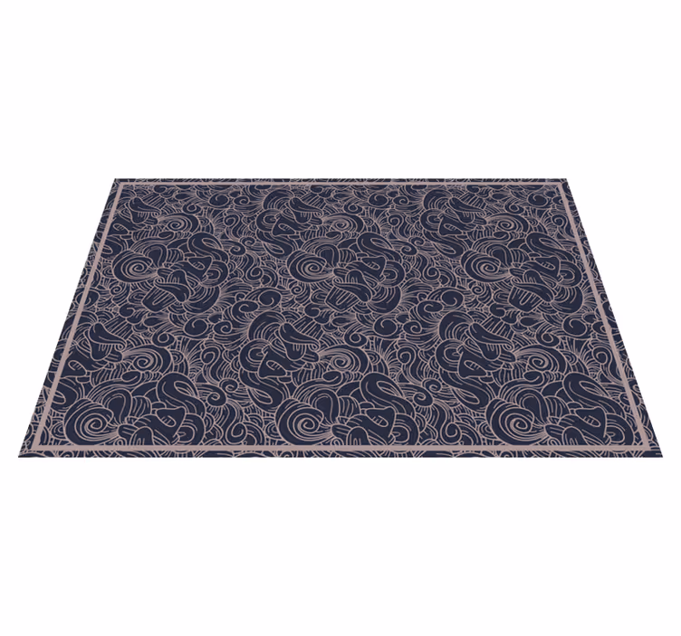 Abstract paisley prints paisley placemats - TenStickers