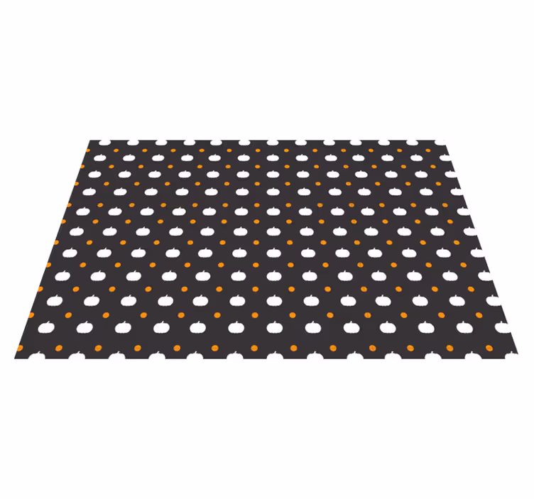 Halloween placemats with pumpkin patterned design - TenStickers