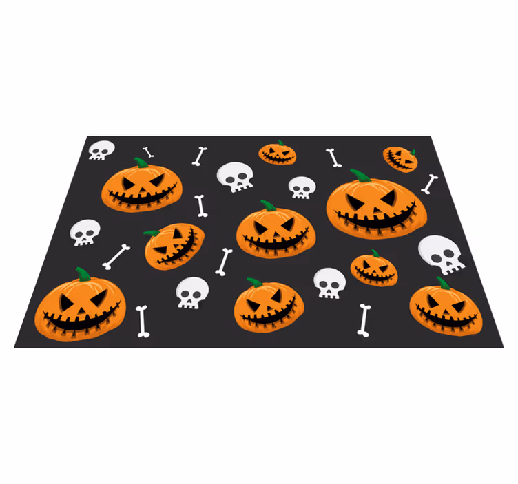 Halloween placemats with pumpkin pattern - TenStickers